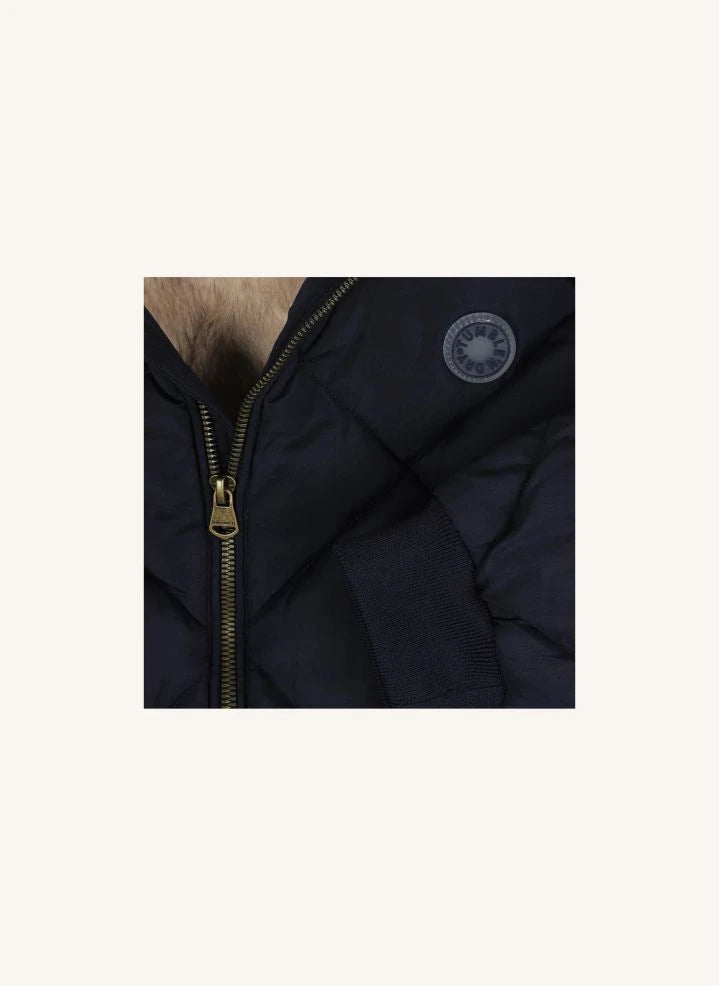 Tumble N'Dry - Baltic Steppmantel | Dunkelblau