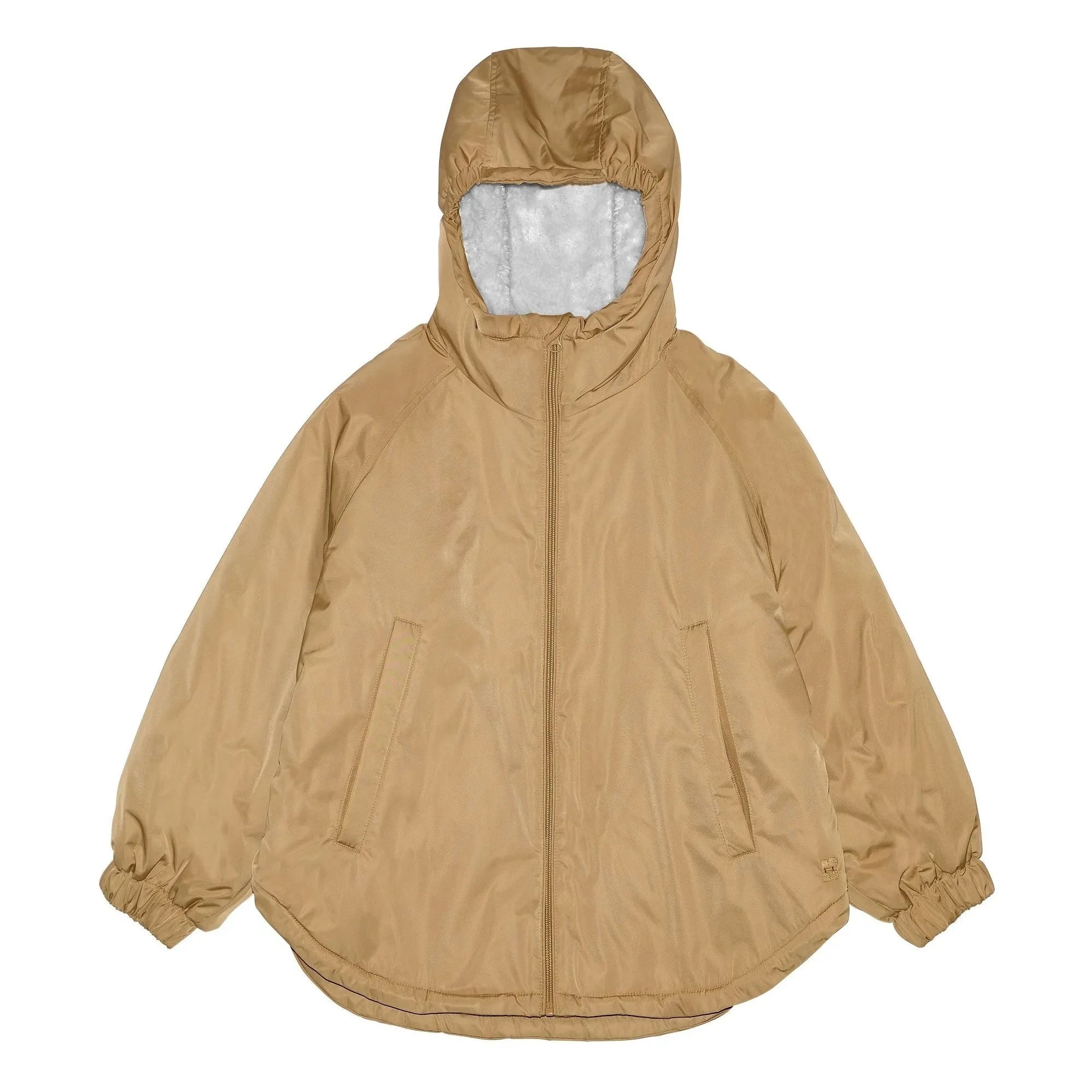 Hundred Pieces – Wasserabweisende Jacke mit Print | Beige
