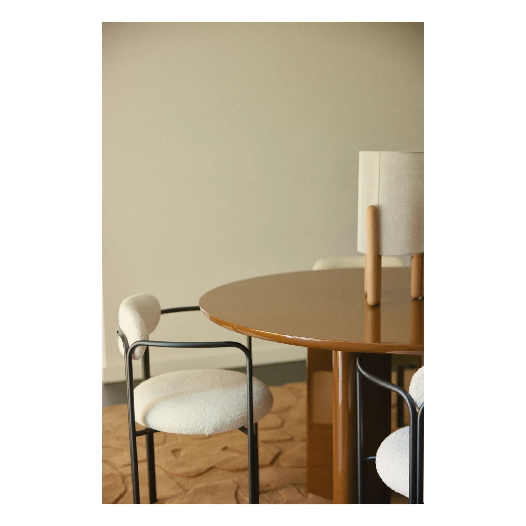 Gabrielle Paris - Joe runder Esstisch | Karamell