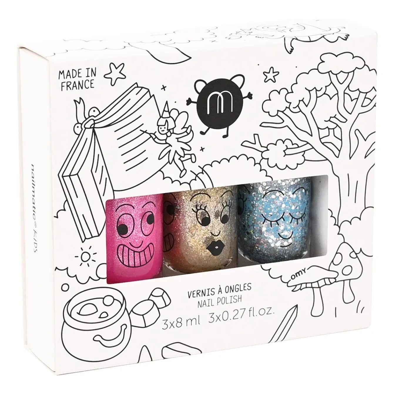 Nailmatic Kids - Trio vernis Féerique | Pink