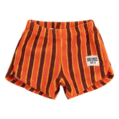 Bobo Choses - Gestreifte Baby-Shorts | Orange