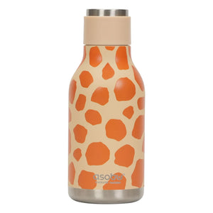 Asobu - Giraffe Edelstahl-Wasserflasche | Orange