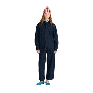 Bobo Choses – Swamp Whirl Bio-Baumwollhemd | Marineblau