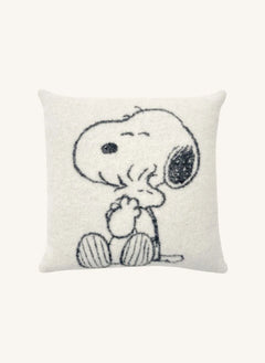 Maison Deux - Peanuts Wollkissenhülle | Schwarz