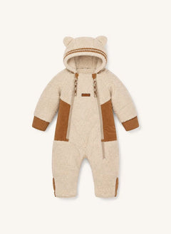 Töastie - Aus recycelten Fasern hergestellte Cloud Sherpa wasserdichte Jacke | Sand