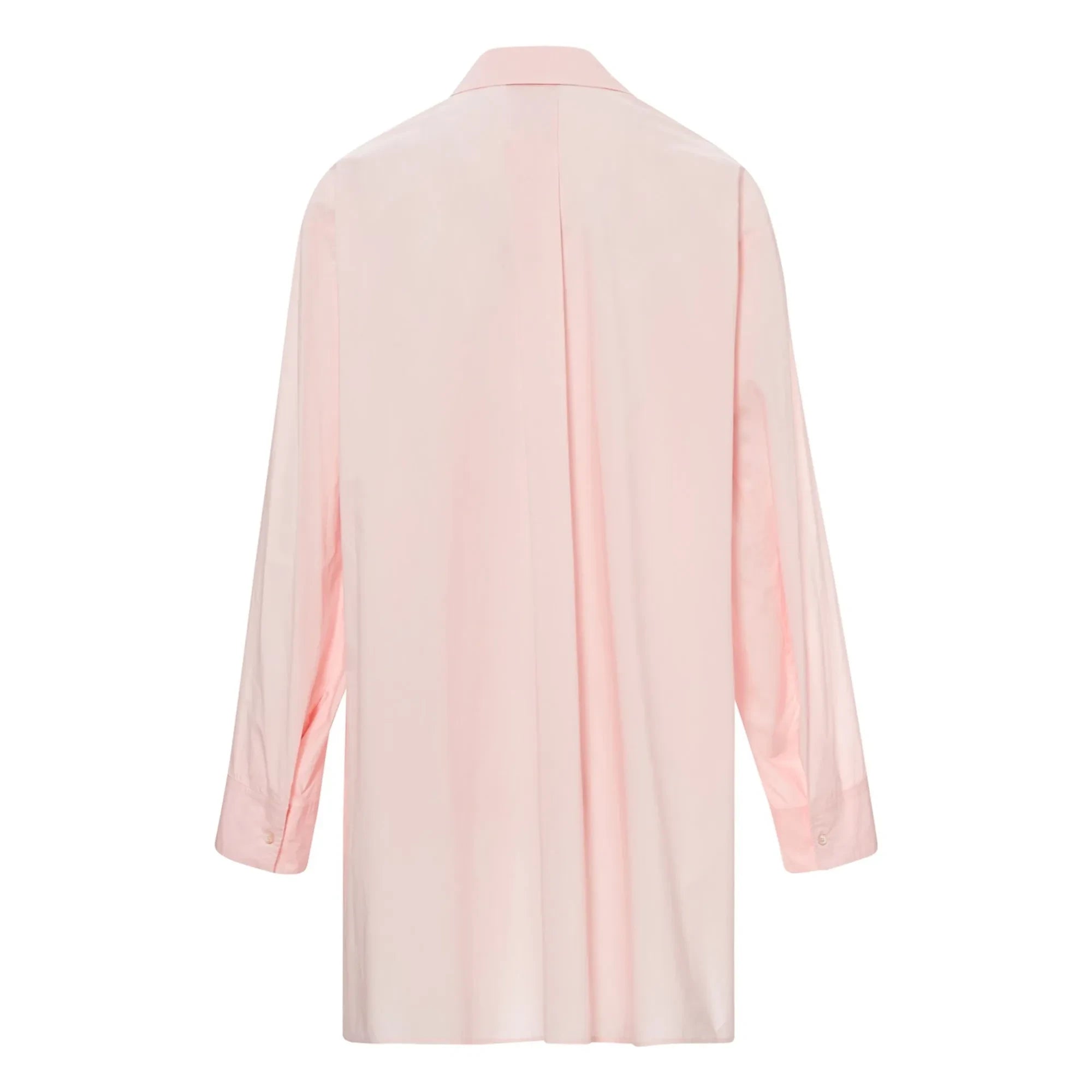 Forte Forte – Kleid aus Baumwollpopeline | Hellrosa