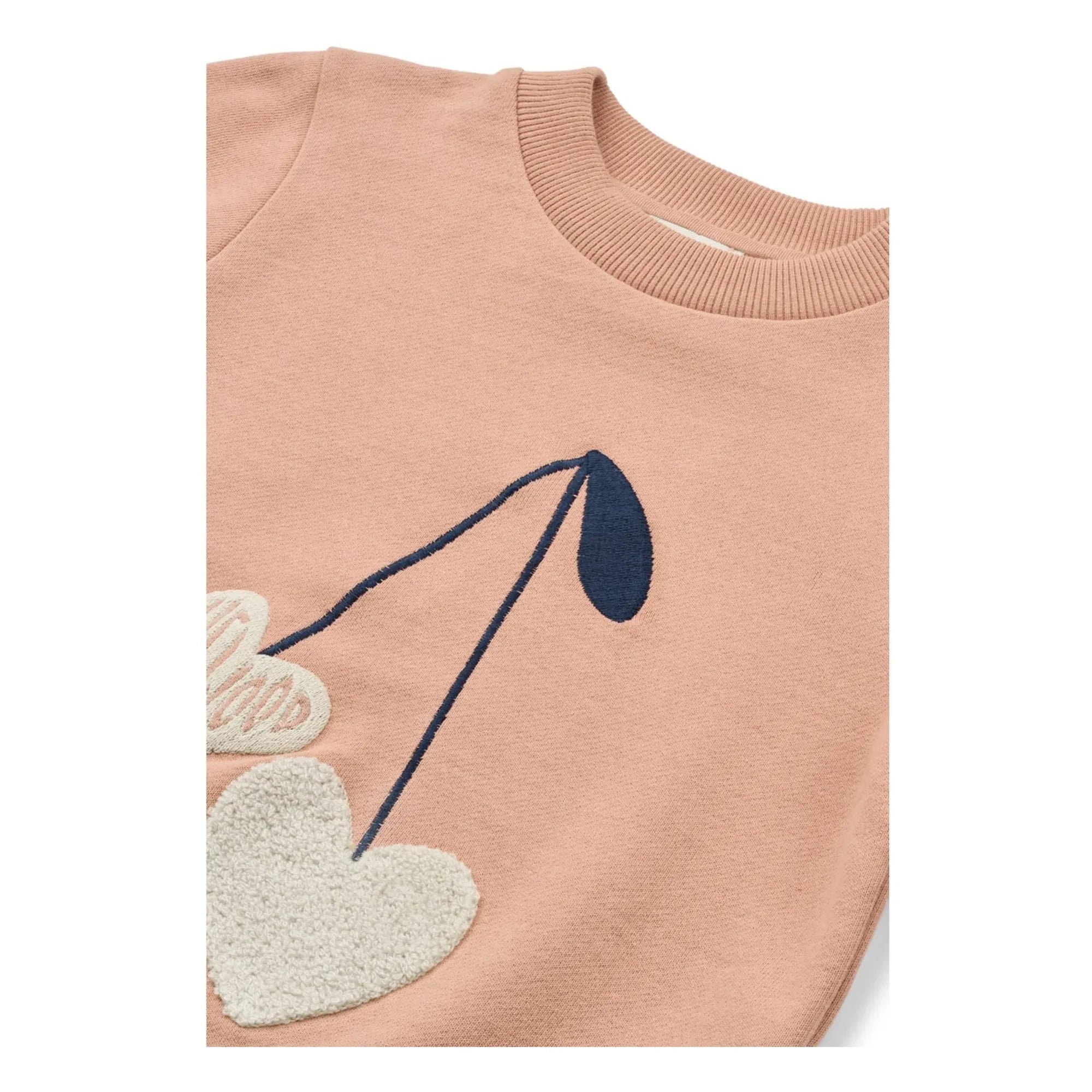 Liewood - Sweat Thora Hearts Bio-Baumwolle | Rosa