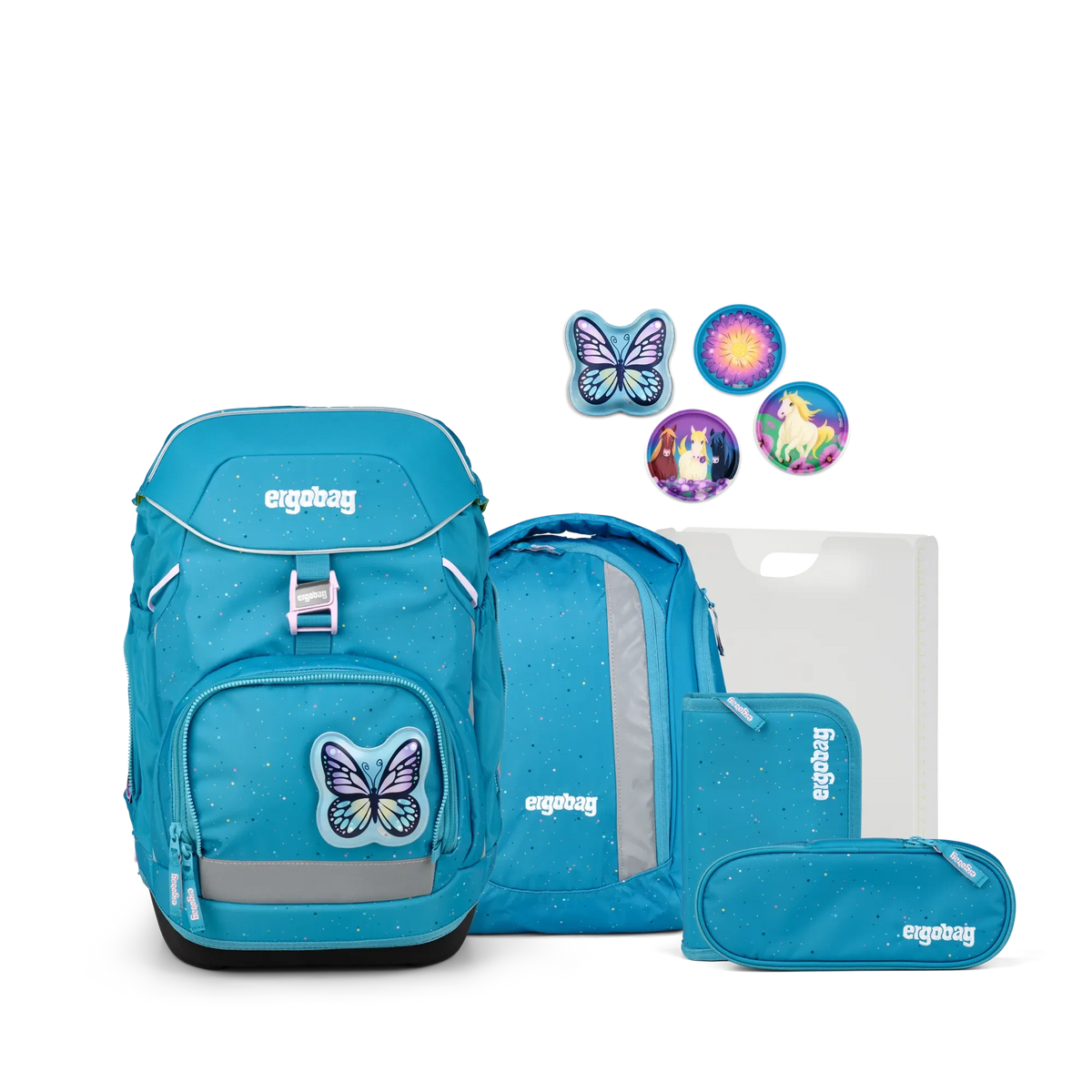 Ergobag - Schulranzen-Set Pack Butterflybear