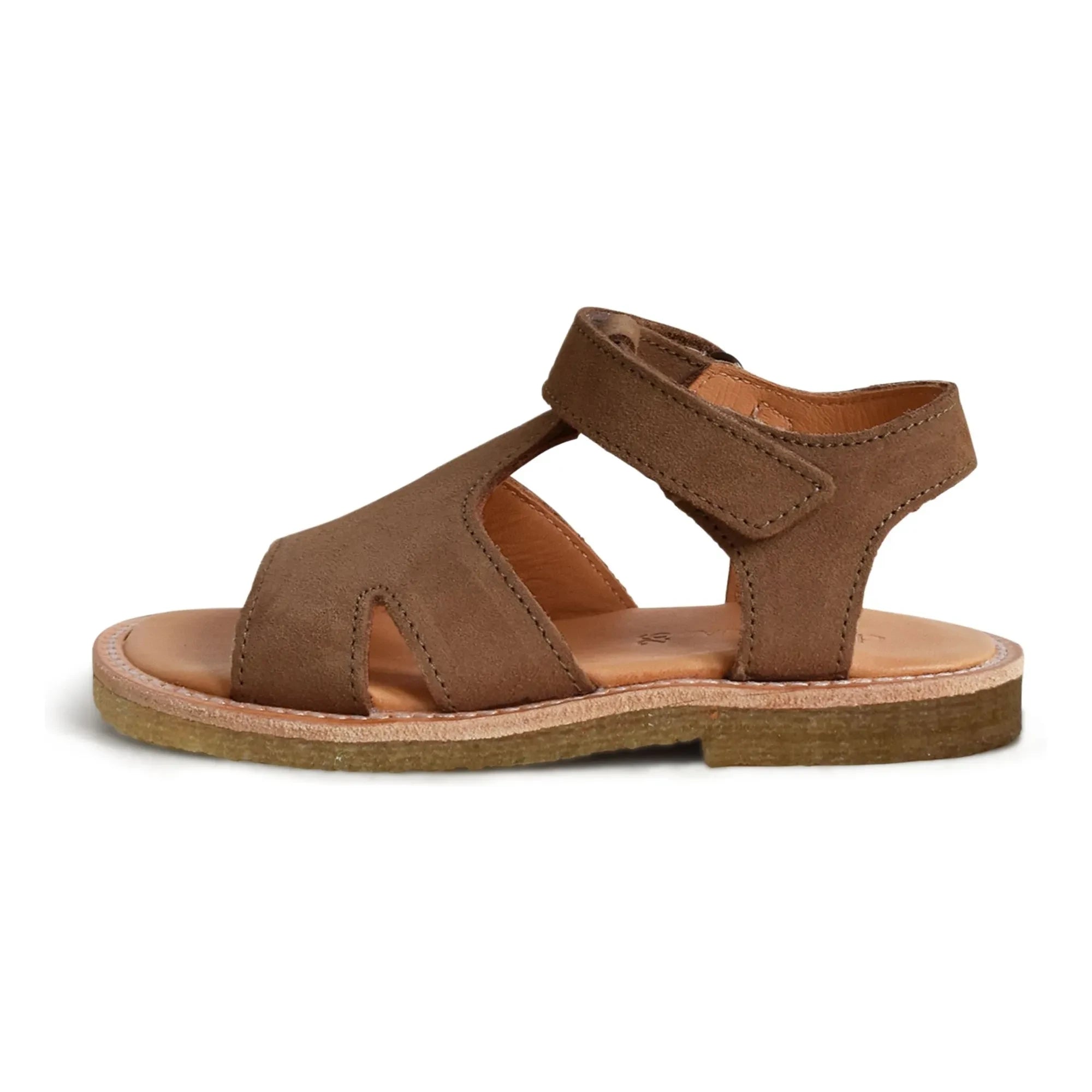 du Loua - Du Alfie Wildleder-Sandalen | Mocha