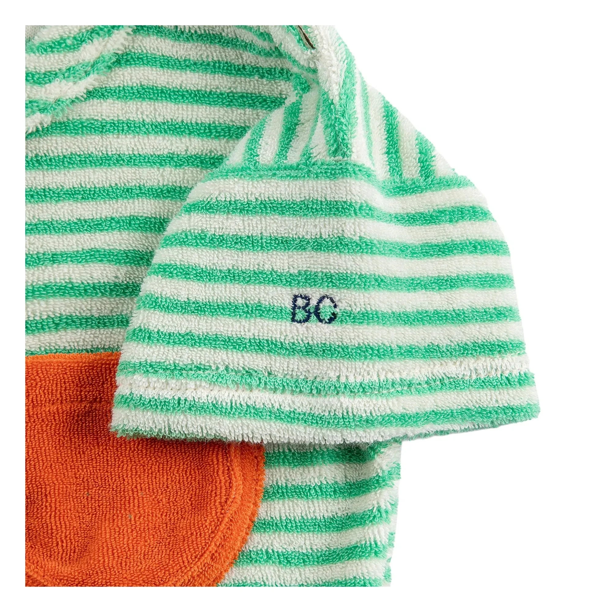 Bobo Choses - Gestreiftes T-Shirt aus Bio-Baumwolle | Grün