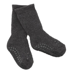 GOBABYGO - Rutschfeste Socken | Dunkelgrau
