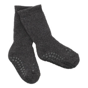 GOBABYGO - Rutschfeste Socken | Dunkelgrau