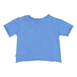 Búho - Muz Bio-Baumwoll Baby-T-Shirt | Indigoblau