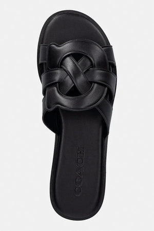 Coach Kadın Deri Lena Leather Slide Sandal