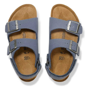 BIRKENSTOCK - Sandale Milano AS Kids Birko-Flor Birkibuc | Klassisches Marineblau