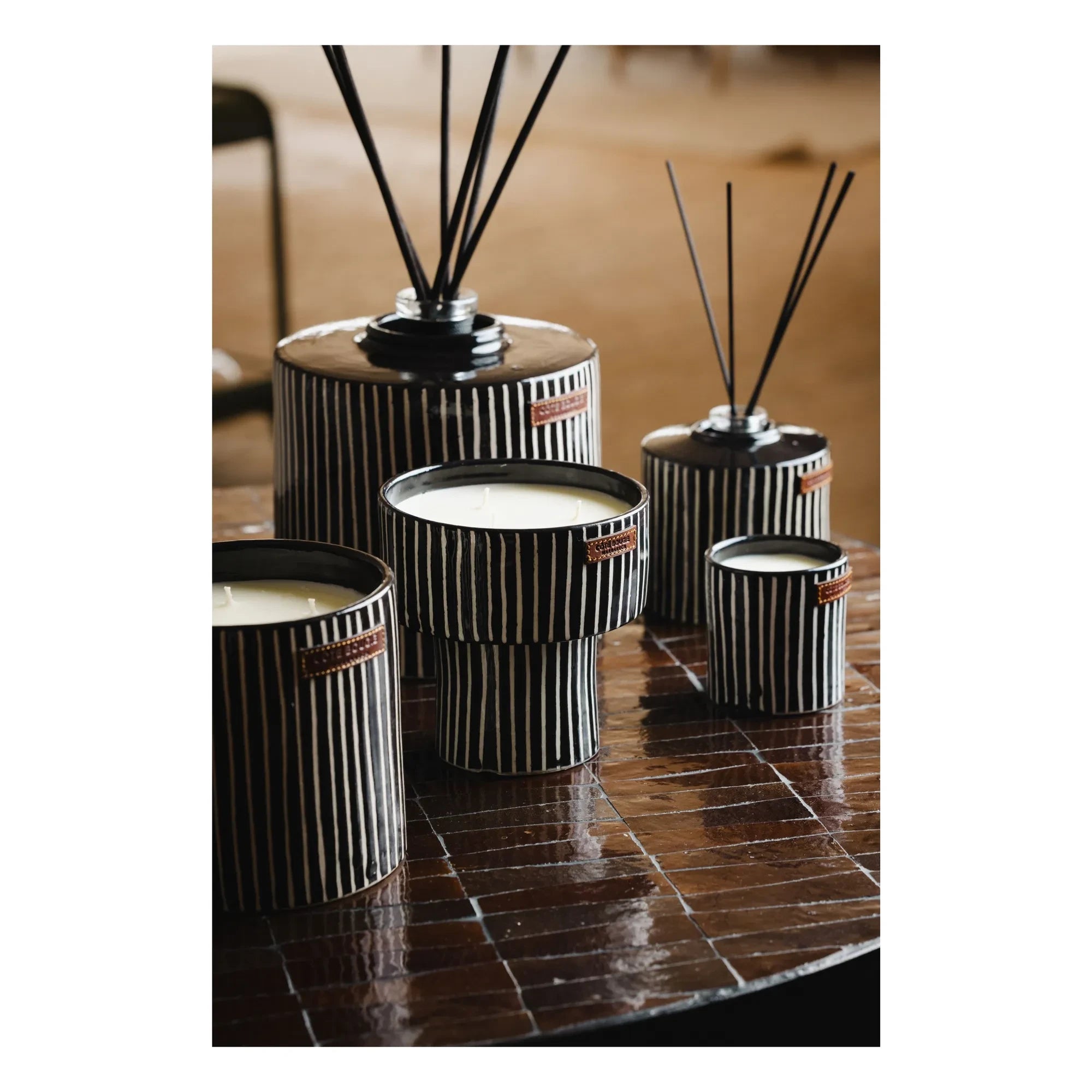 Côté Bougie - Diffuser Zebra - Mandarine Majorelle