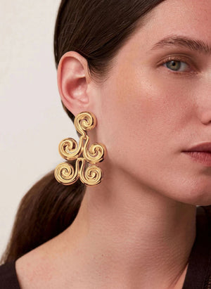 Jenny Bird - Mega Nico Ohrringe | Gold