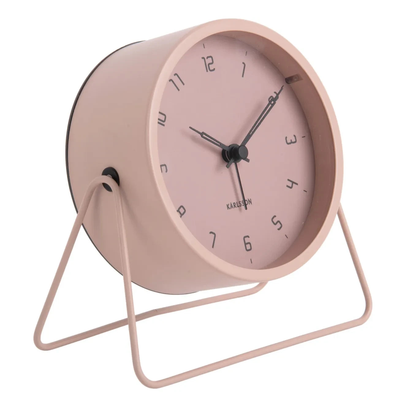 Present Time - Stark Stahl-Wecker | Rosa