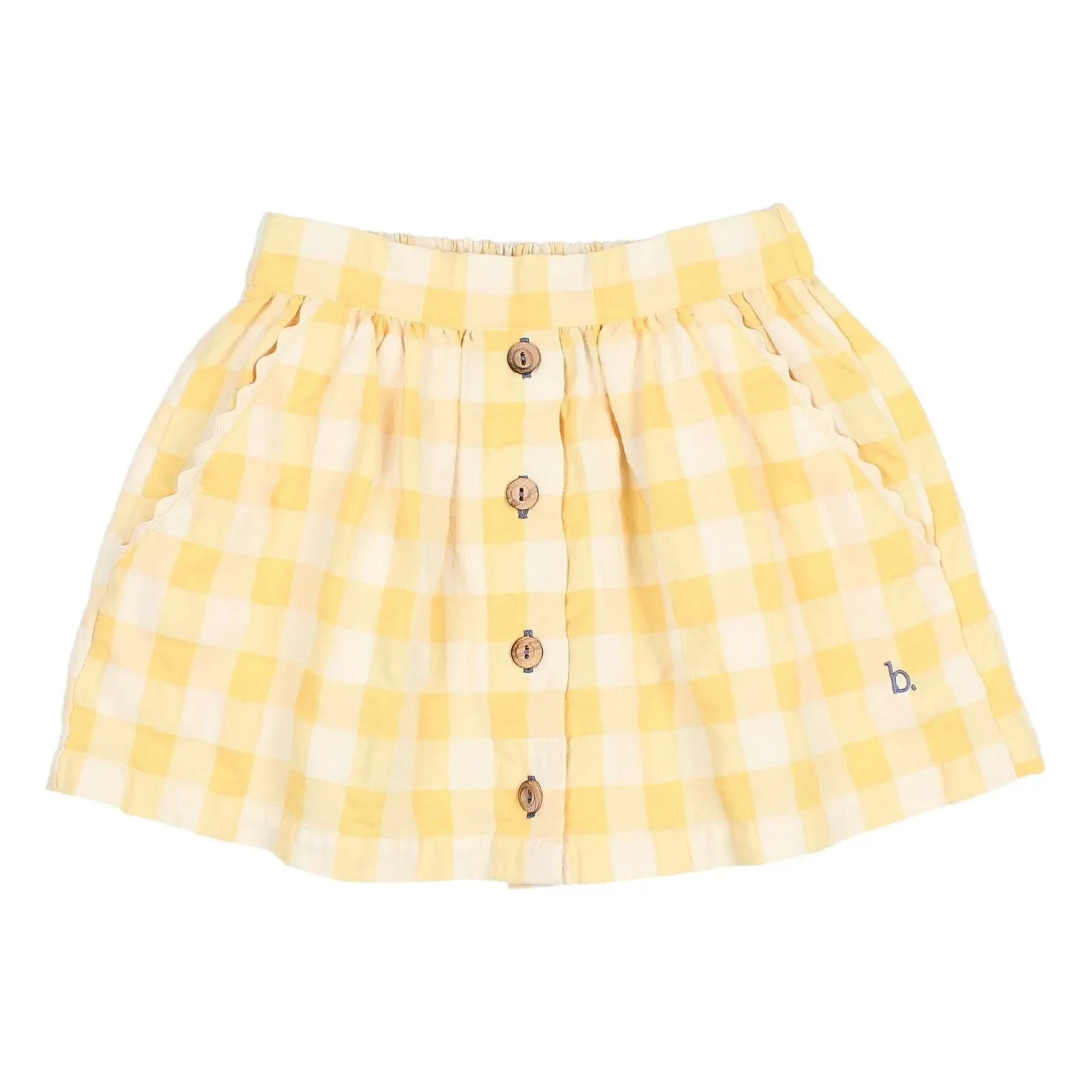 Búho - Gingham Seersucker Rock | Gelb