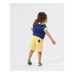 Goldie + Ace – Flache Jeansshorts | Gelb
