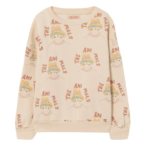 The Animals Observatory - Ayı Sweatshirt - The Animals Observatory x Smallable | Bej