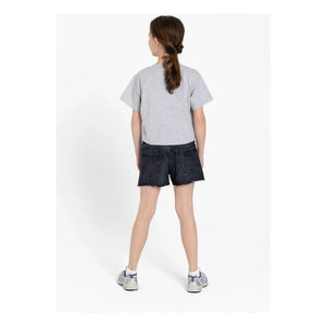 Finger in the nose – Jeans-Eva-Shorts | Jeansgrau