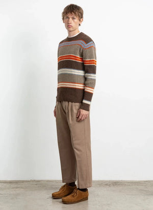 Edmmond Studios - Gestreifter Pullover | Braun