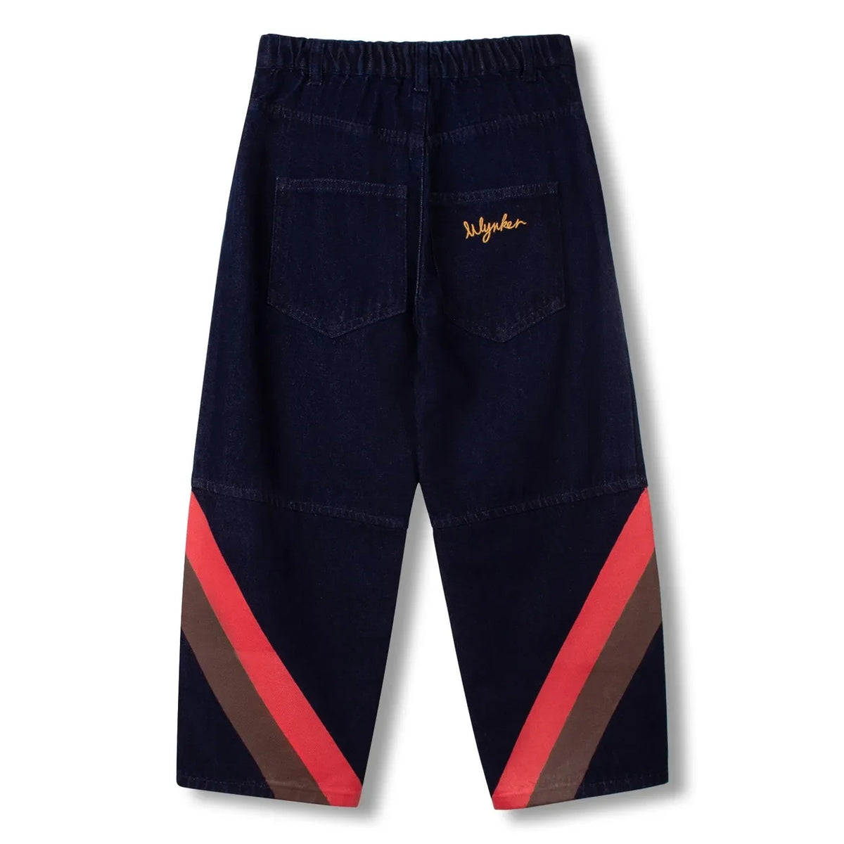 Wynken - Gestreifte Jeans | Rot