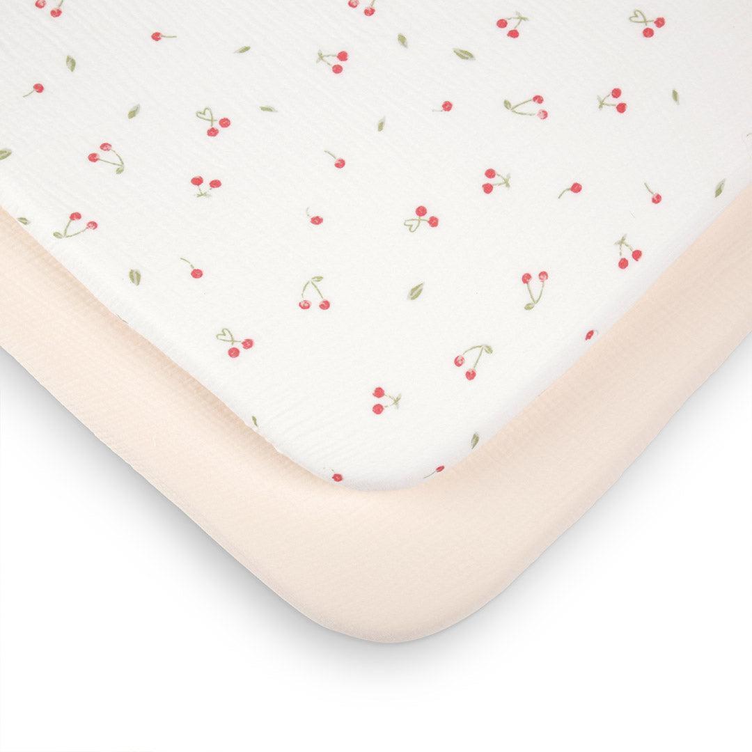 CuddleCo Universal Crib/ Co Sleeper Sheets 2pk - Ditsy Cherry-Sheets-Ditsy Cherry-Crib | Natural Baby Shower