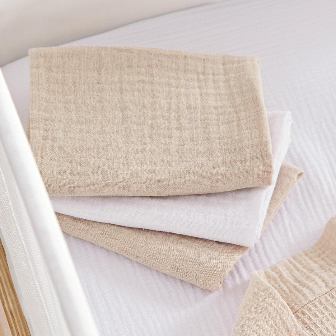 CuddleCo Universal Crib/ Co Sleeper Bedding Set - Cashmere Waffle-Bedding Sets-Cashmere Waffle-Crib | Natural Baby Shower