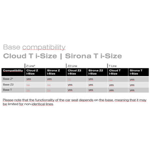 CYBEX Cloud T i-Size Plus Rotating Baby Car Seat - Cozy Beige-Car Seats-Cozy Beige-No Base | Natural Baby Shower