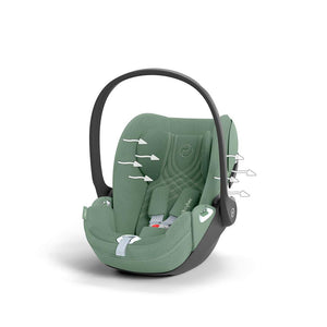 CYBEX Cloud T i-Size Plus Rotating Baby Car Seat - Leaf Green-Car Seats-Leaf Green-No Base | Natural Baby Shower