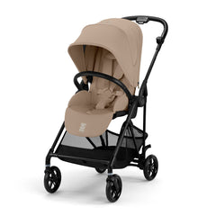 CYBEX Melio Carbon Pushchair - Almond Beige-Strollers-Almond Beige- | Natural Baby Shower