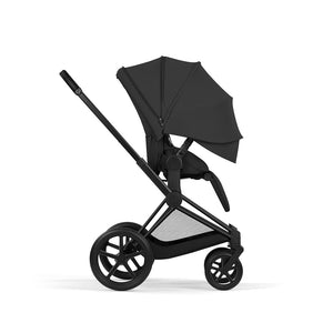 CYBEX Priam Comfort Pushchair & Foldable Carrycot - Sepia Black/Black-Strollers-Sepia Black/Black- | Natural Baby Shower