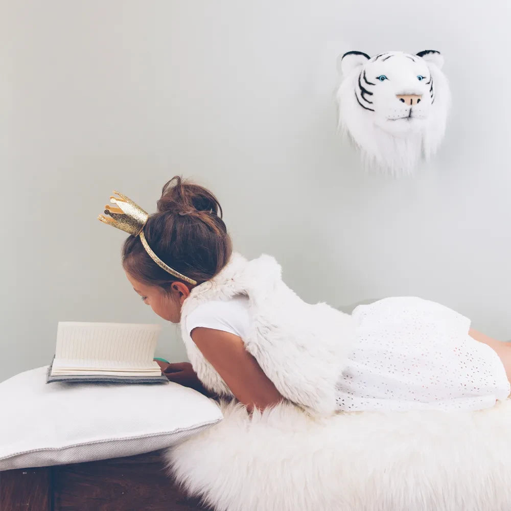 Wild & Soft – Tigerkopf | Weiß
