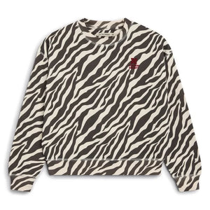 the new society - TNS Zebra Logo Sweatshirt | Schwarz