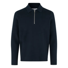 Samsoe Samsoe - Guna Polo-Cardigan | Navy