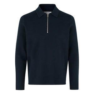 Samsoe Samsoe - Guna Polo-Cardigan | Navy
