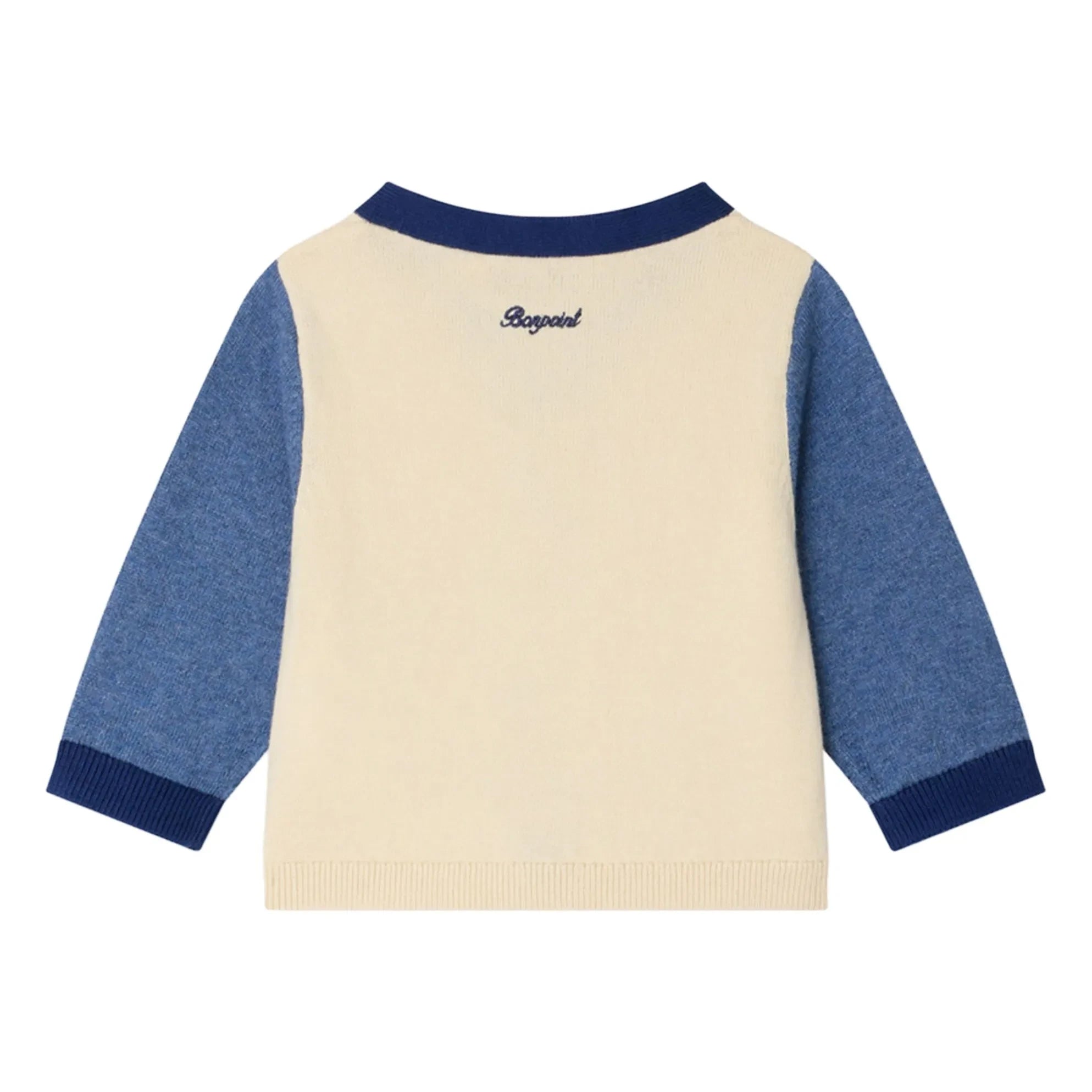 Bonpoint - Strickjacke aus Bio-Baumwolle Tahiel | Creme