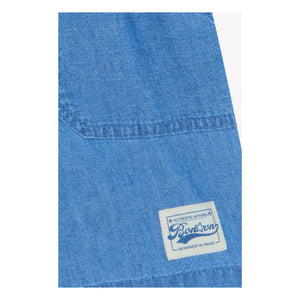 Bonton – Shorts aus Chambray Neapel | Denimblau