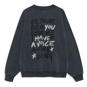 Anine Bing - Miles Empowerment Sweatshirt | Schwarz