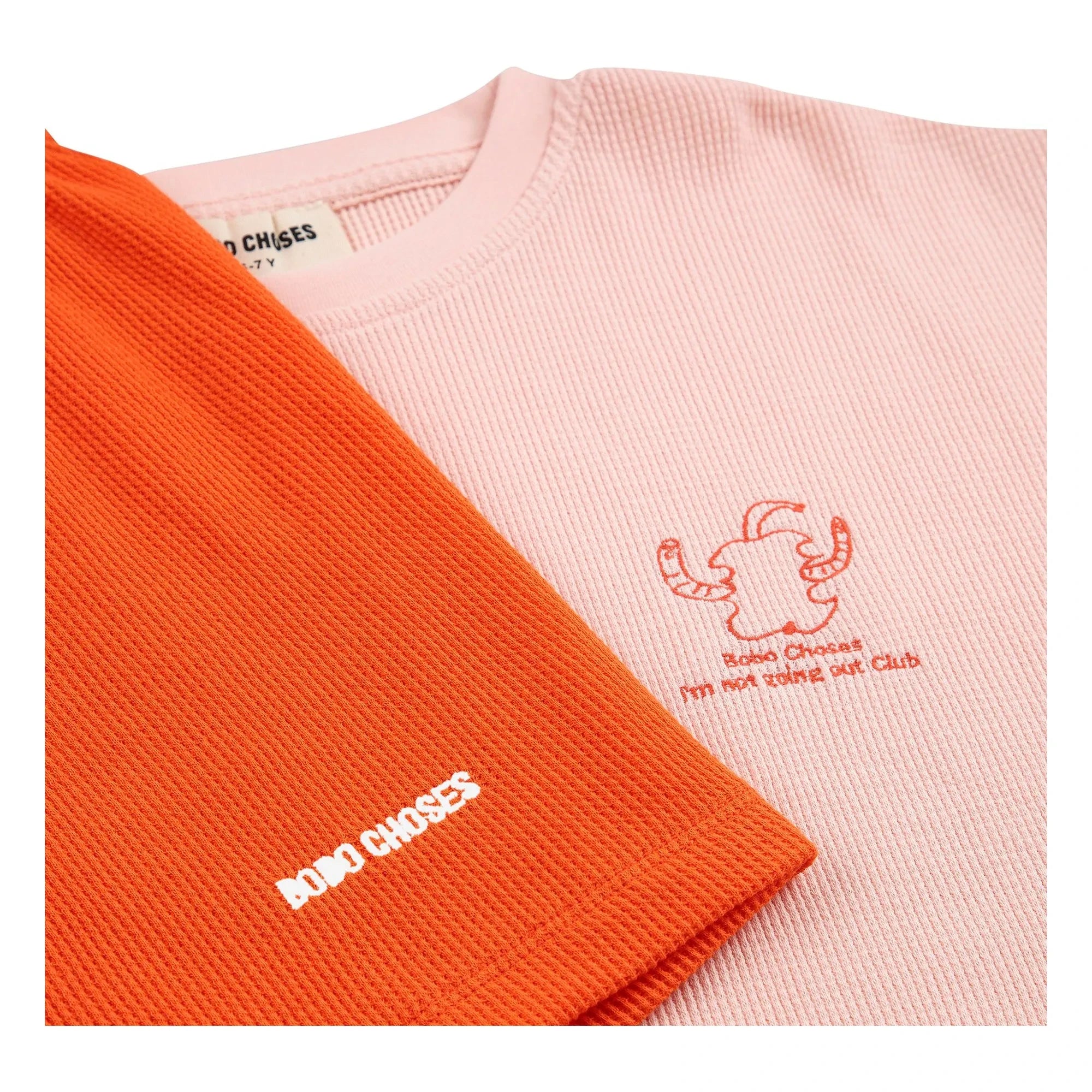 Bobo Choses – Set aus T-Shirt und Shorts aus Bio-Baumwolle, Grün | Rosa