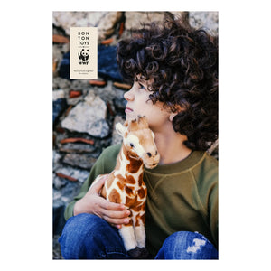 Bon Ton Toys - WWF - Plüschgiraffe | Kamelhaar