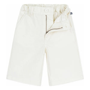 Petit Bateau – Uni Twill Bermuda-Shorts | Ecru