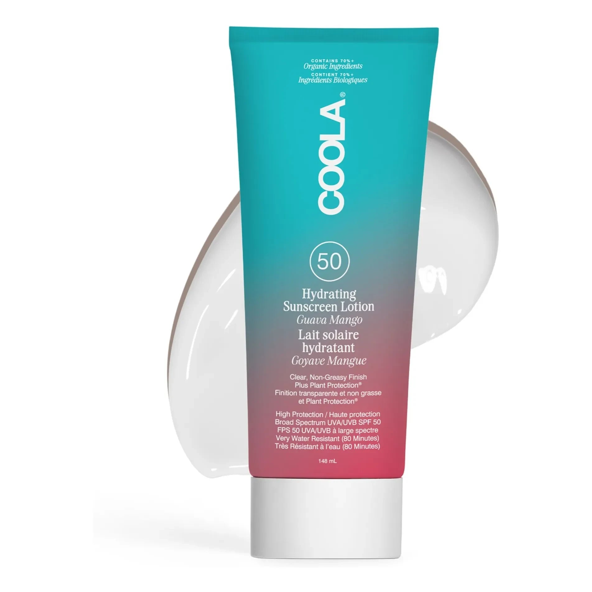 Coola – Feuchtigkeitsspendende Sonnencreme Guave-Mango LSF 30 – 148 ml