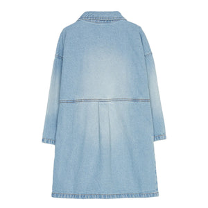 Finger in the nose - Olga Kleid | Gewaschener Denim