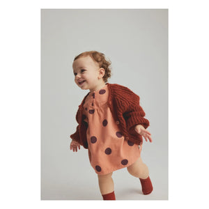 Cozmo - Aroa Pois Kleid | Koralle