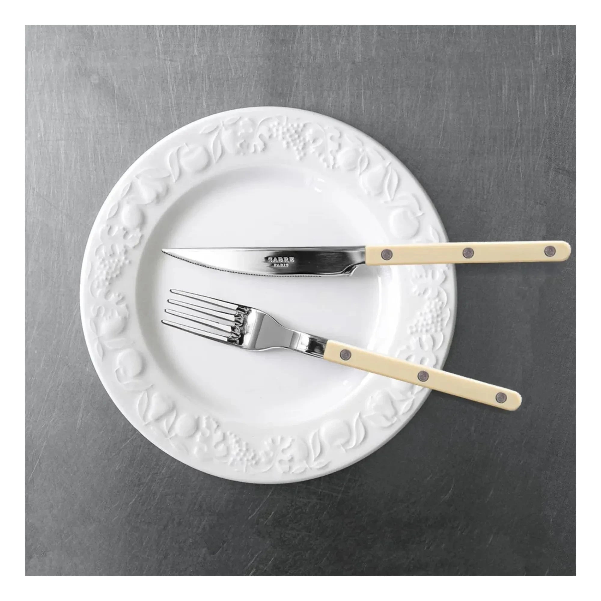 Sabre - Besteckset - 24-teilig | Elfenbein