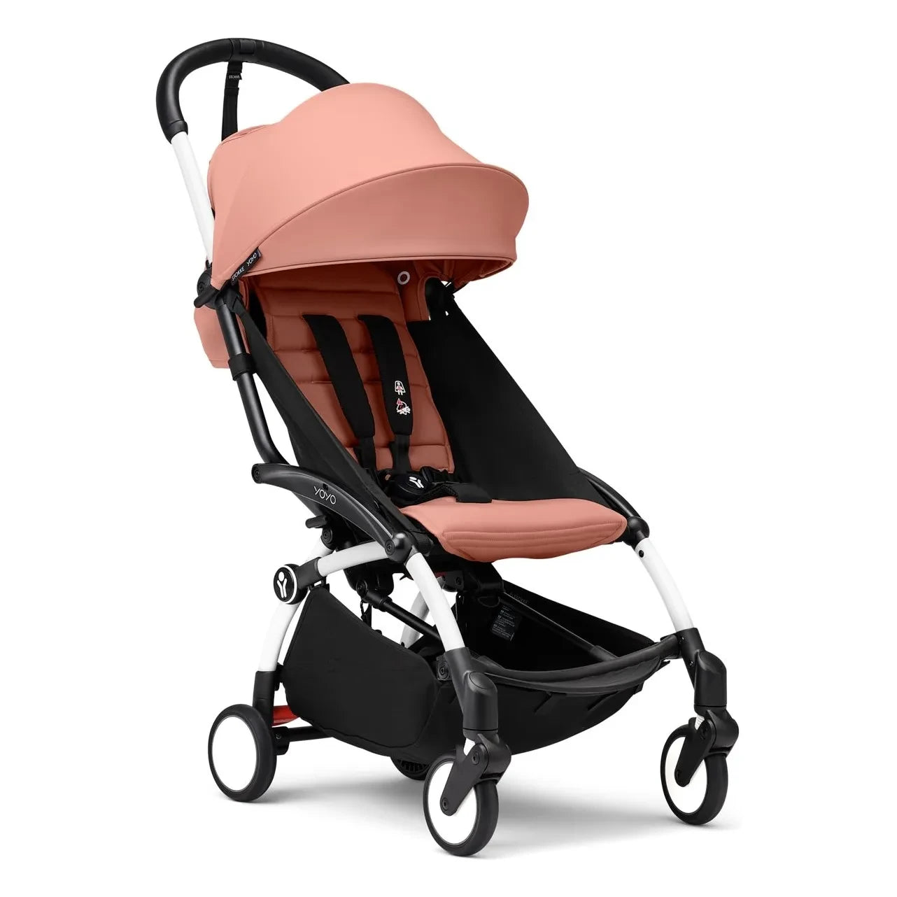 Stokke® - YOYO³ 6+ Bebek Arabası Beyaz çerçeve | Ginger