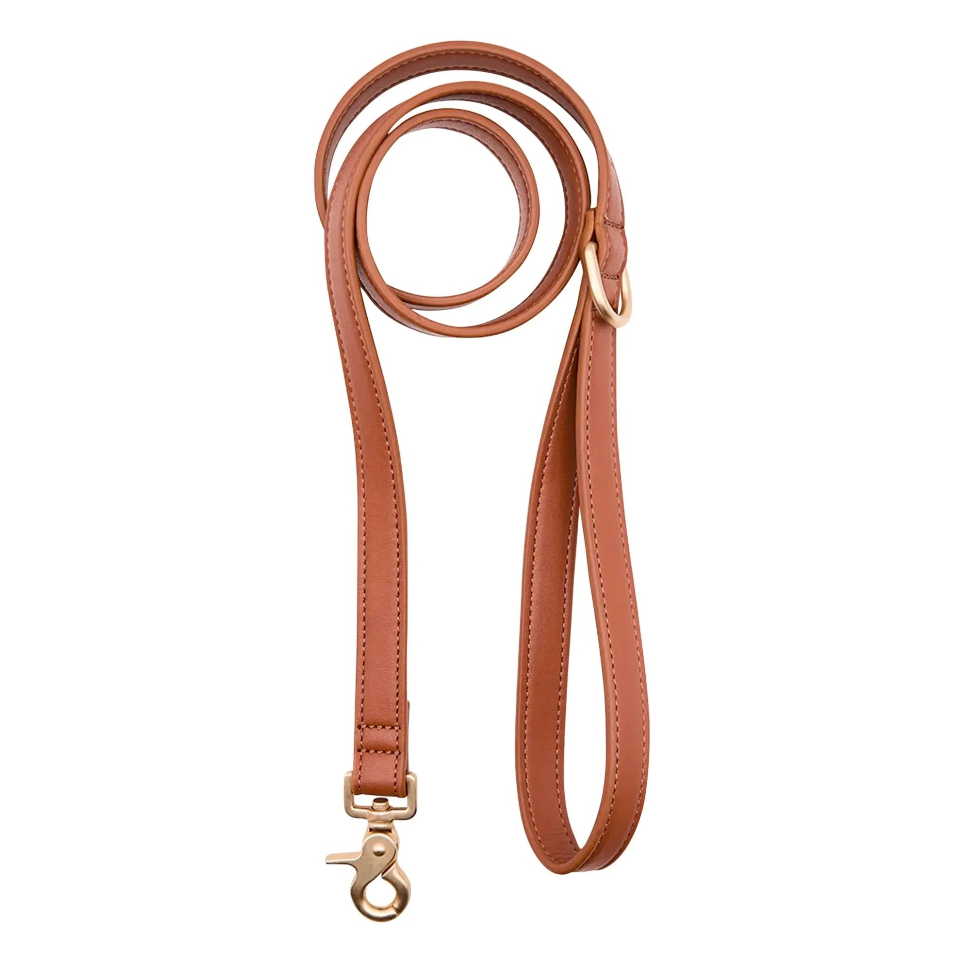 Cafide - Veganes Leder Hundehalsband | Braun